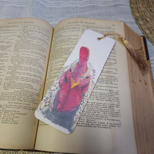 Chicken Woodland Animal Bookmark – whimsical woodland animal gift, perfect for holidays and everyday use.