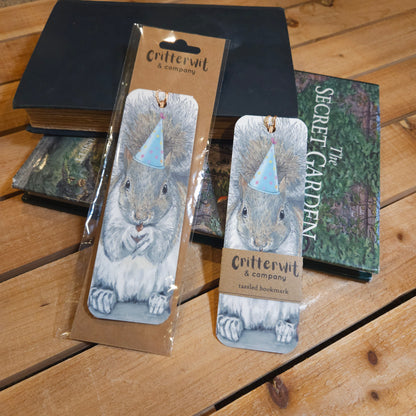 Go Nuts Woodland Squirrel Bookmark