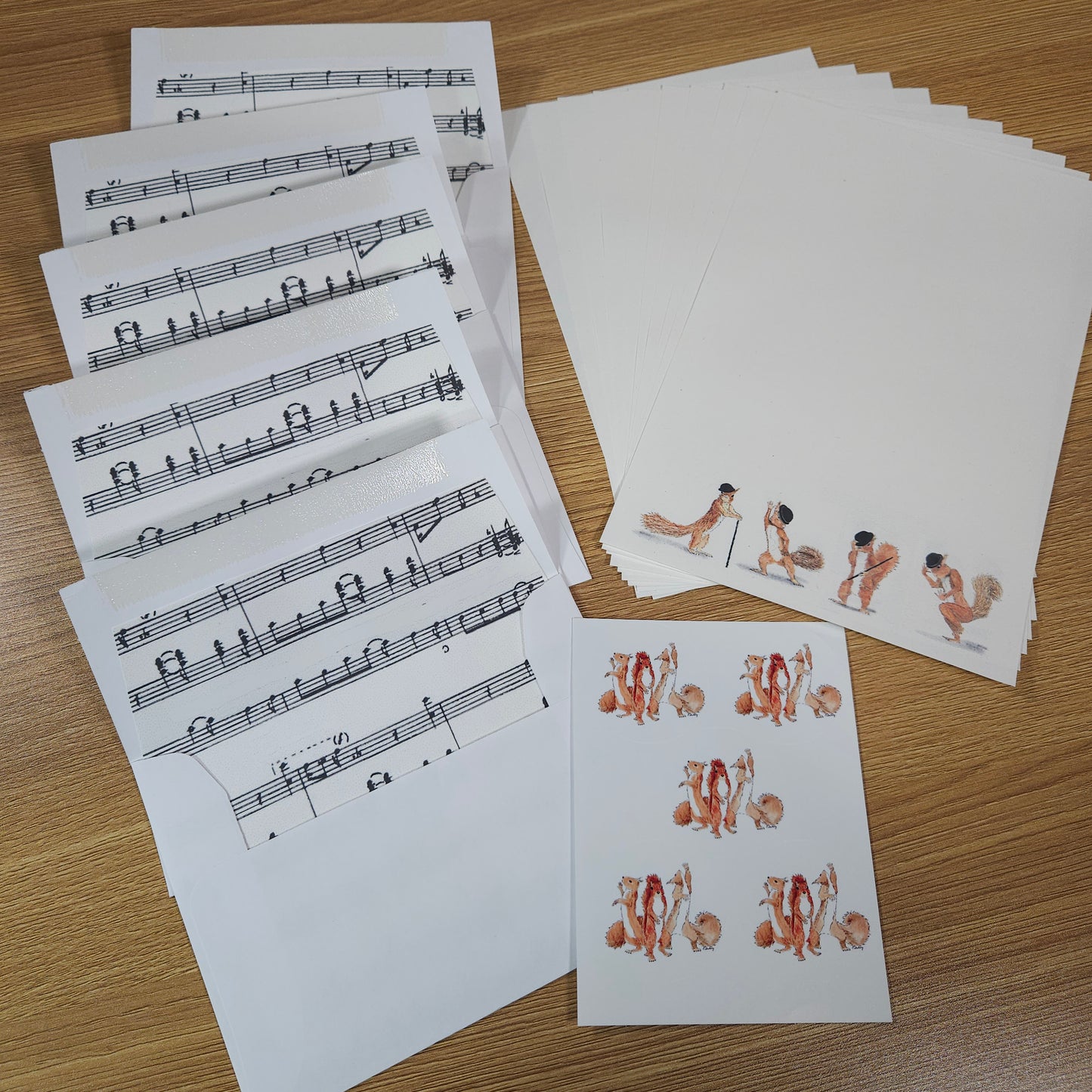 Fosse Squirrel Letter Writing Set