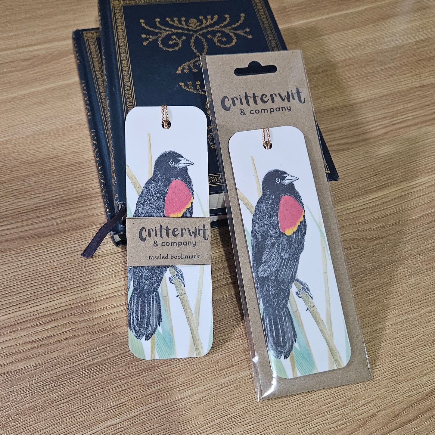 Red-Wing Blackbird Bookmark