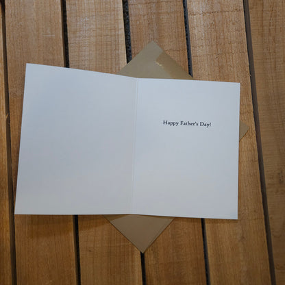 Heavy Lifting Beaver Father's Day Card