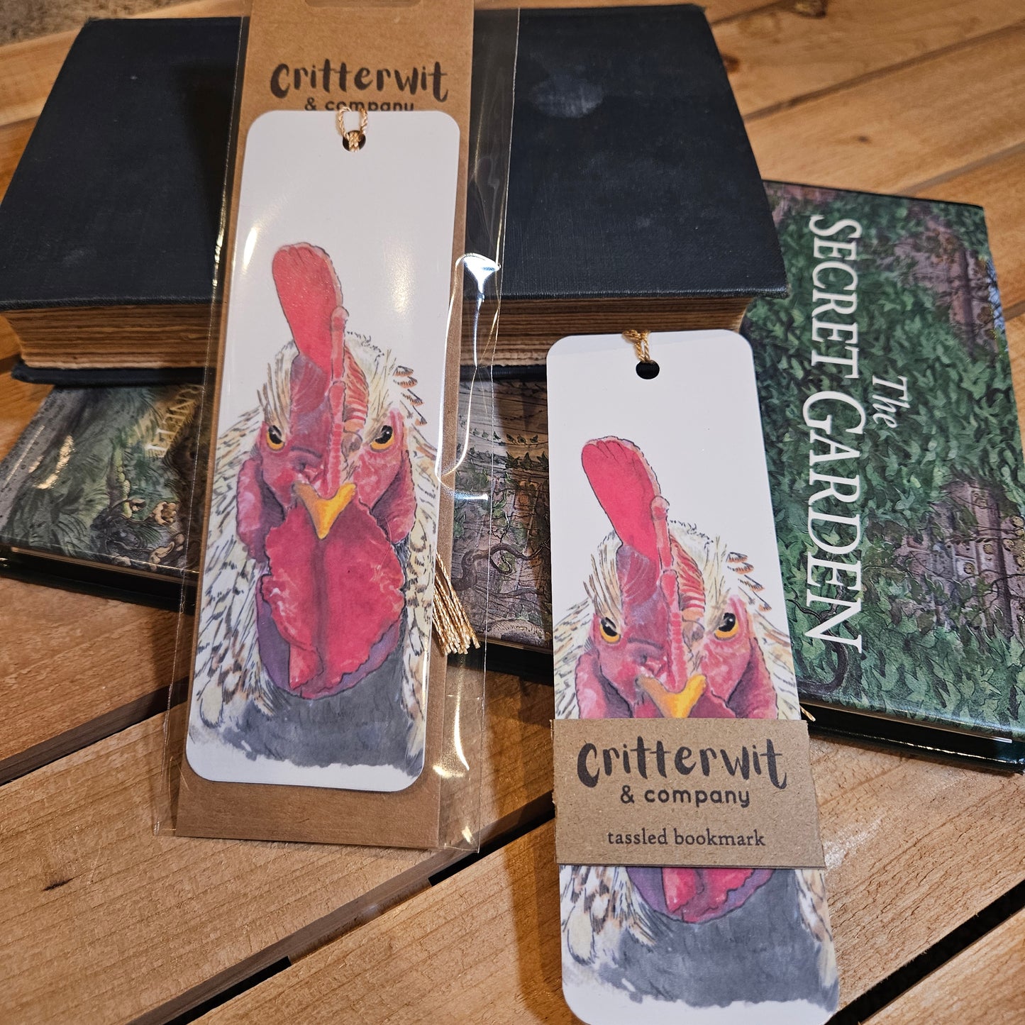 Chicken Woodland Animal Bookmark