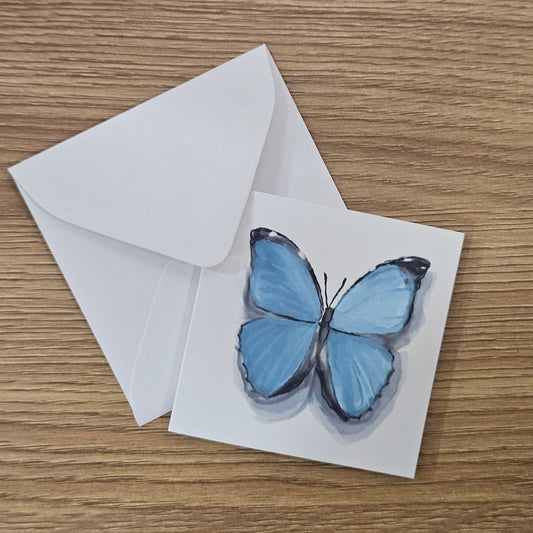 Eastern Tailed-Blue Butterfly Mini Enclosure Card | 3x3