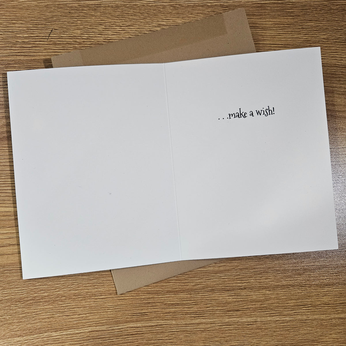 Make a Wish Fox Birthday Card