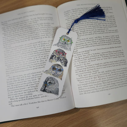 Owls with Glasses Bookmark