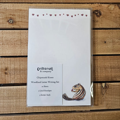 Chipmunk Kisses Letter Writing Set