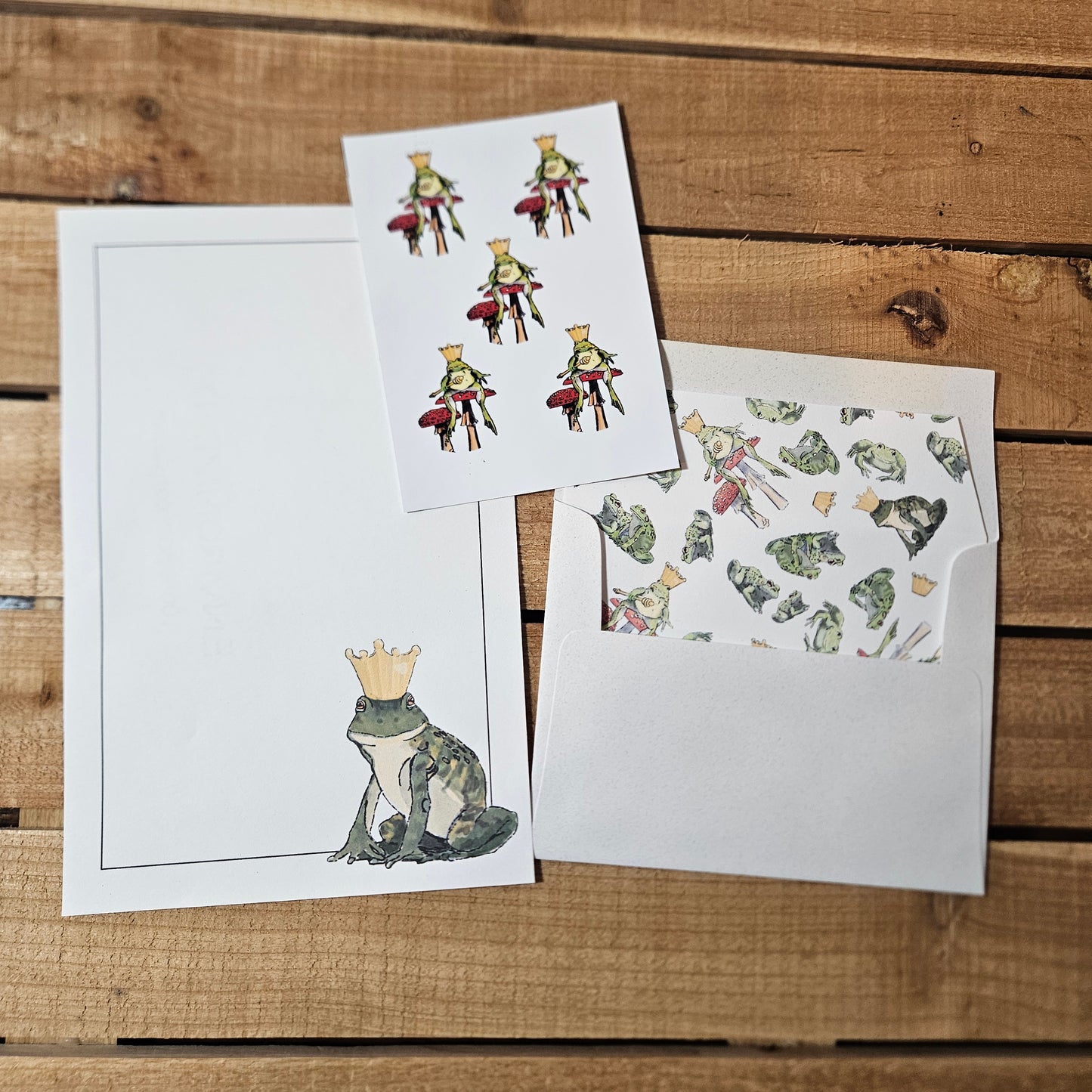 Frog Prince Letter Writing Set