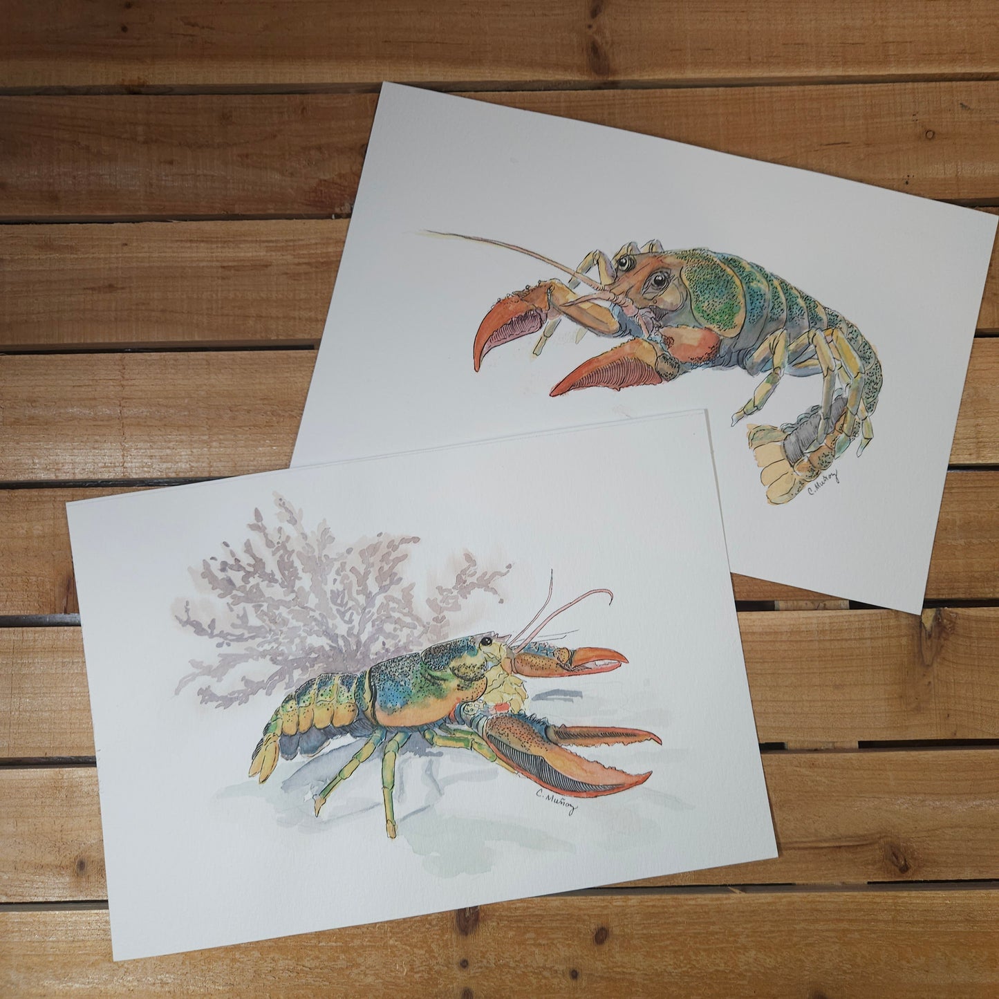 Lobsters (2 painting set)