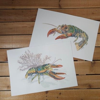 Lobsters (2 painting set)