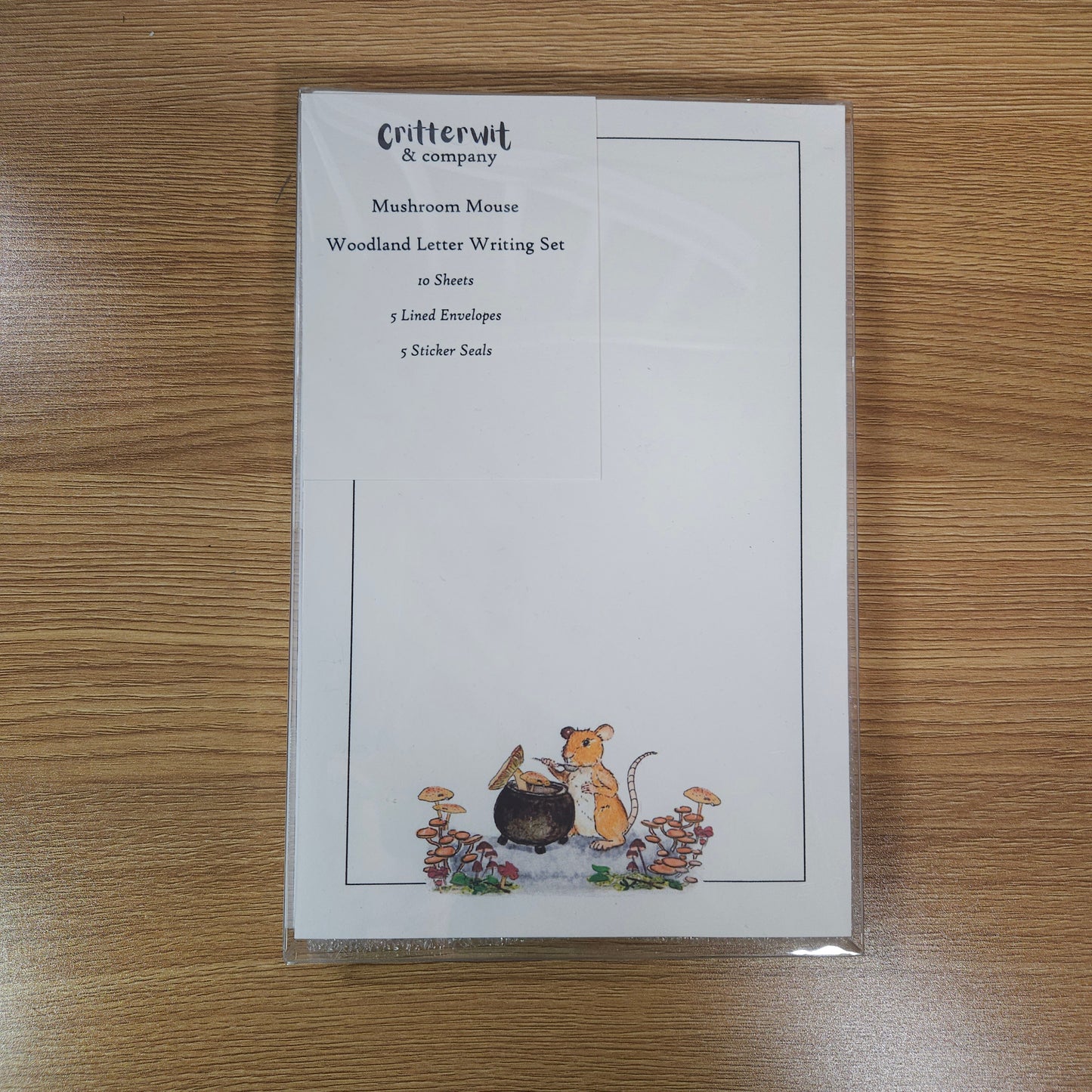 Mushroom Mouse Letter Writing Set