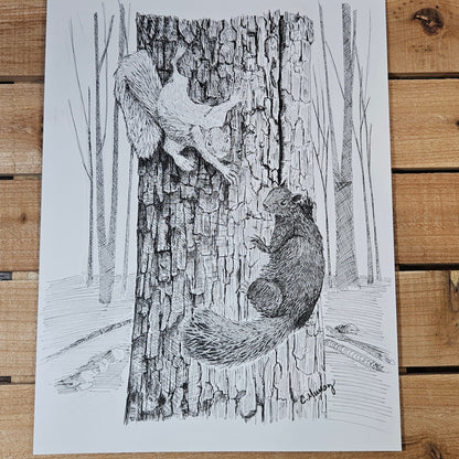 Meeting Halfway Squirrels
