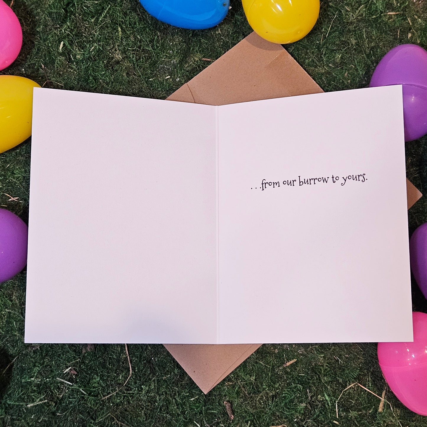 [Sending Snuggles Rabbit Family Spring Easter] – Woodland Greeting Card