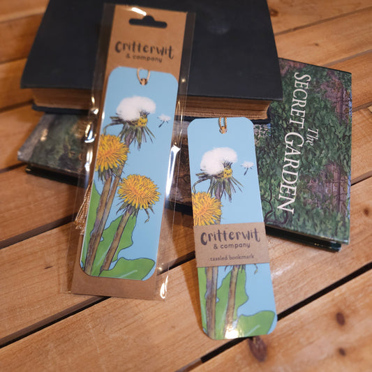 Dandelion Bookmark – Whimsical Botanical Reading Companion