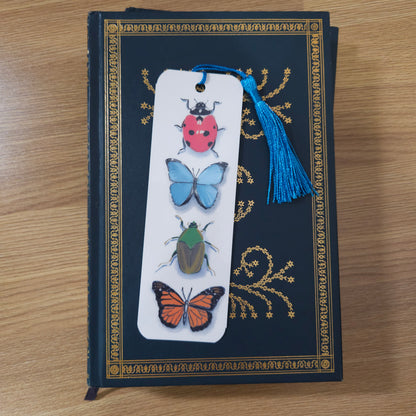 Bug and Butterfly Bookmark