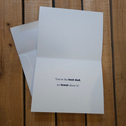 It's O-fish-al Father's day – Woodland Greeting Card