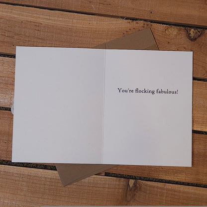You’re Flocking Fabulous Flamingo Card