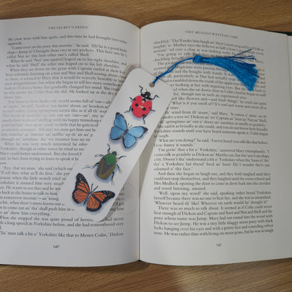 Bug and Butterfly Bookmark