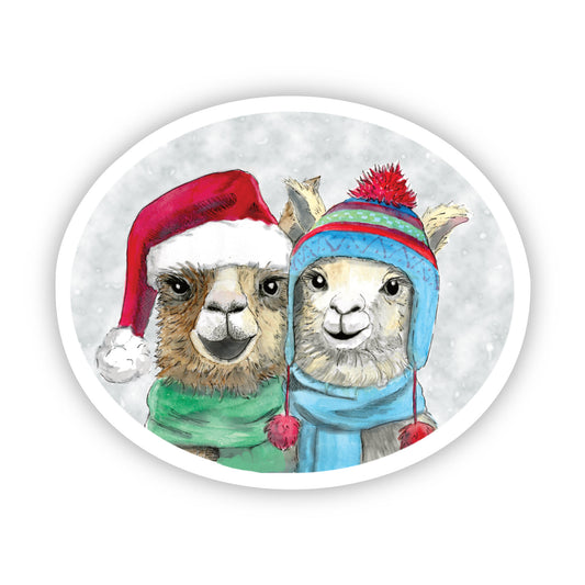 Fleece Navidad sticker