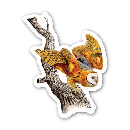 Heading out sticker – whimsical woodland animal gift, perfect for holidays and everyday use.