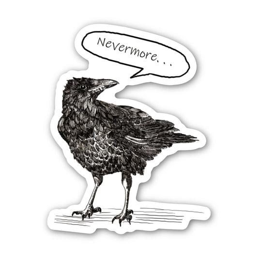 Nevermore sticker