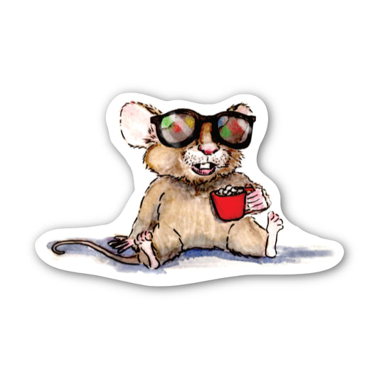 Merry and Bright mouse sticker