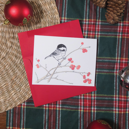 Among the Winterberries Card